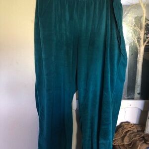 Woman Within Teal Wide Leg Pants